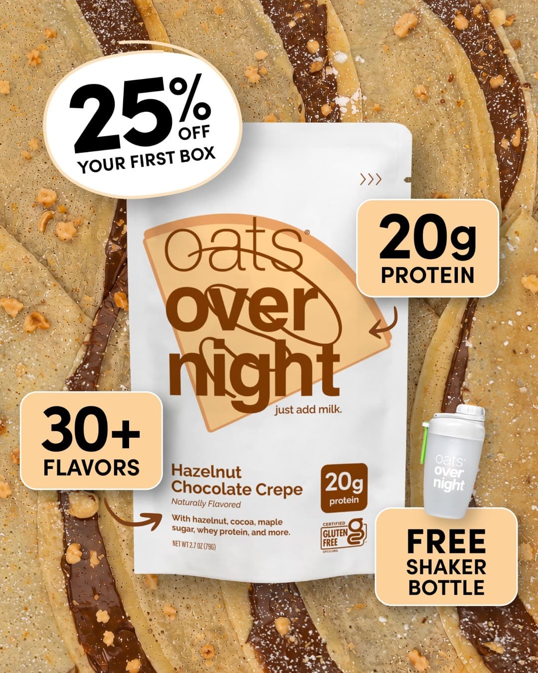Oats Overnight · Offer-First Banner ad