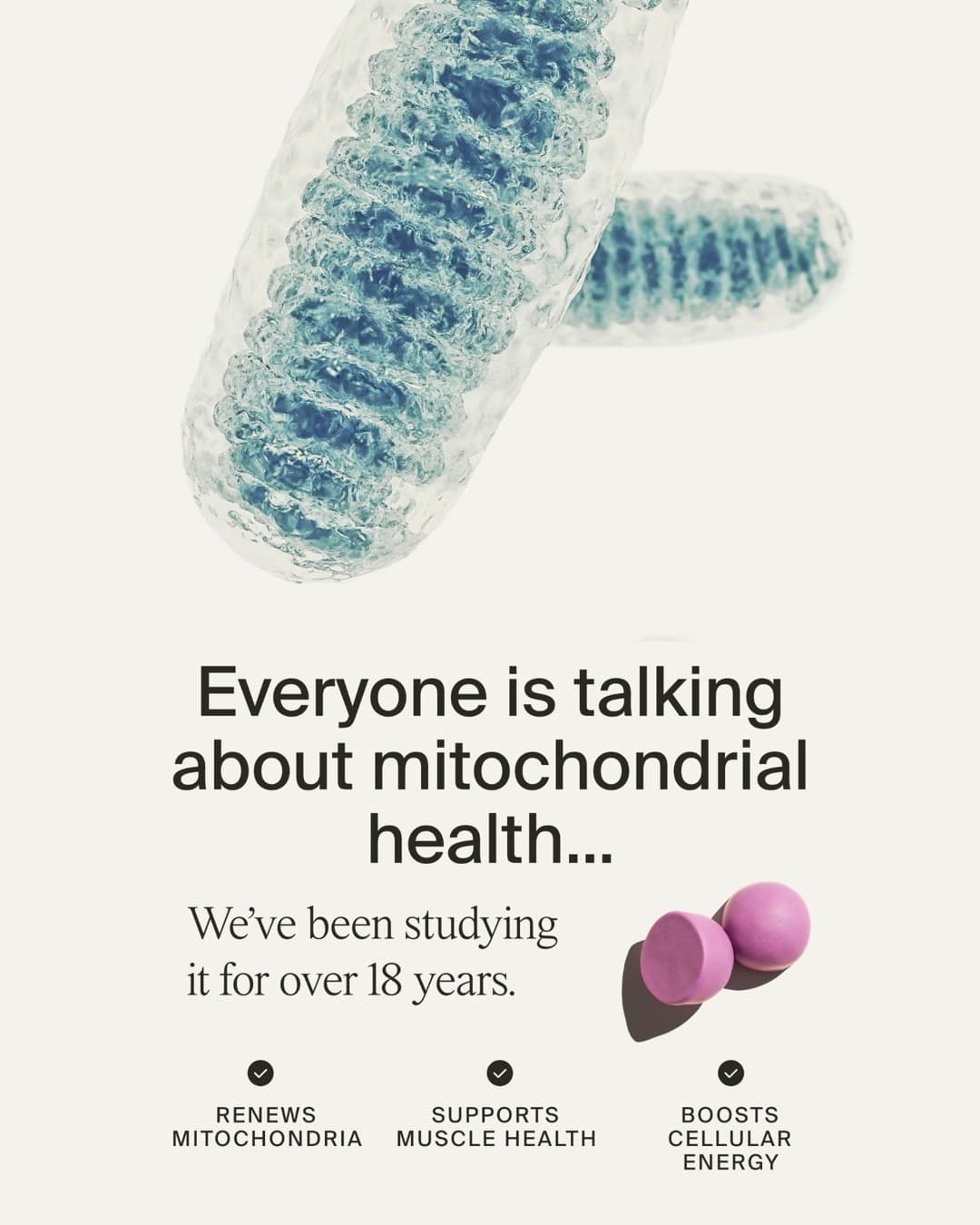 Timeline Longevity · Product Image ad
