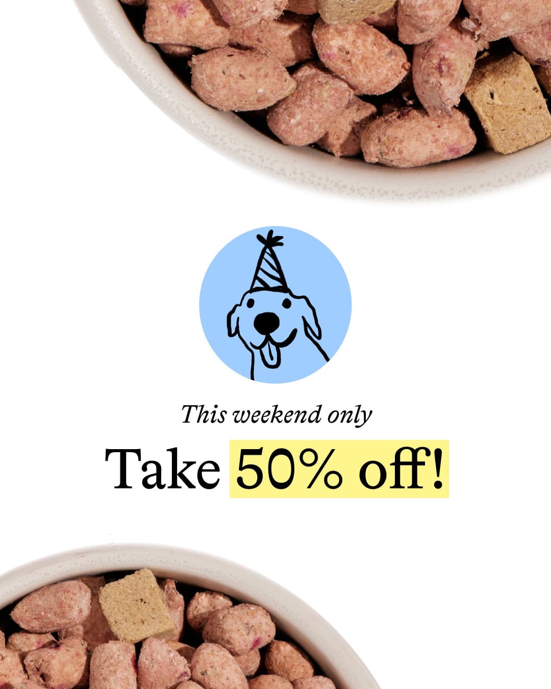Spot and Tango · Offer-First Banner ad