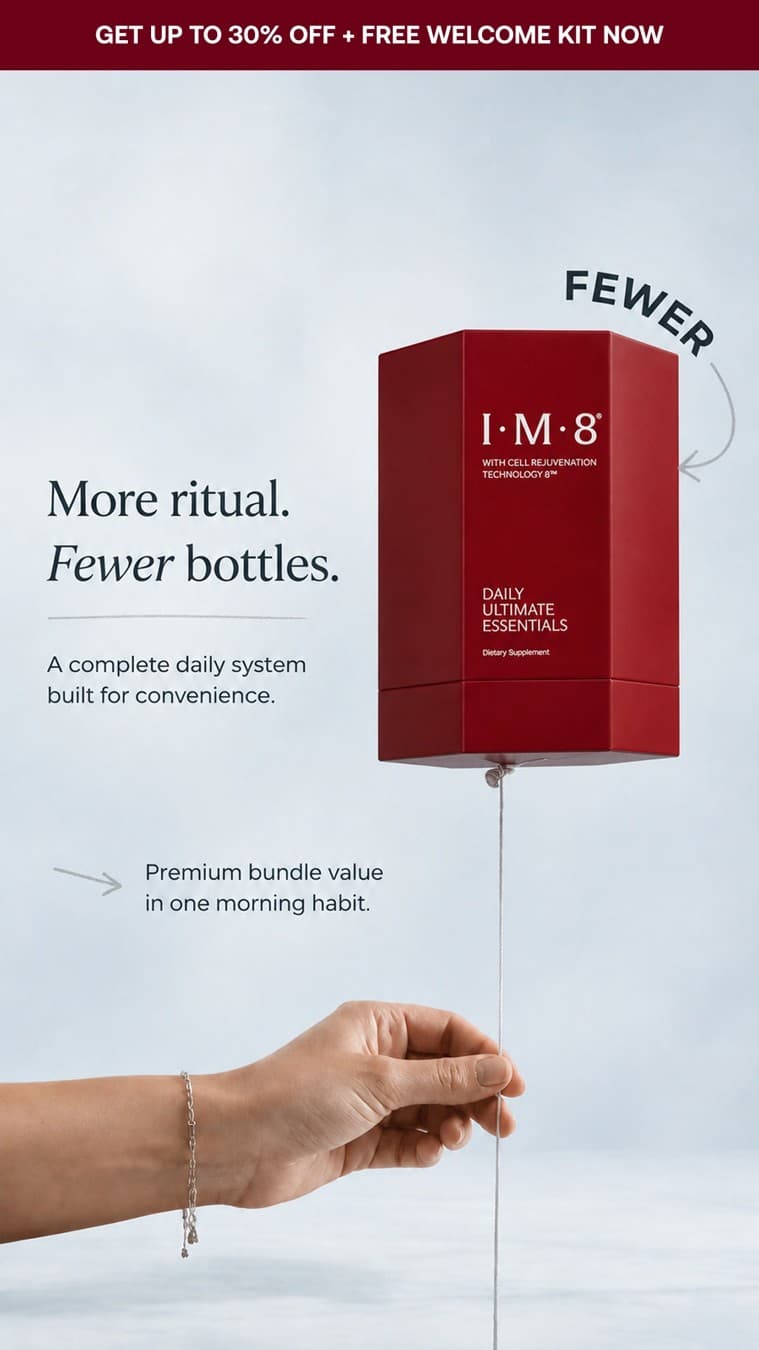 IM8 Health · Offer-First Banner ad