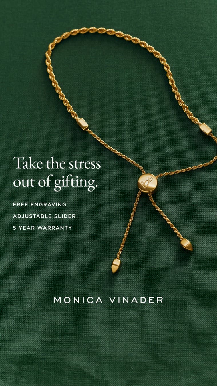 Monica Vinader · Flatlay ad