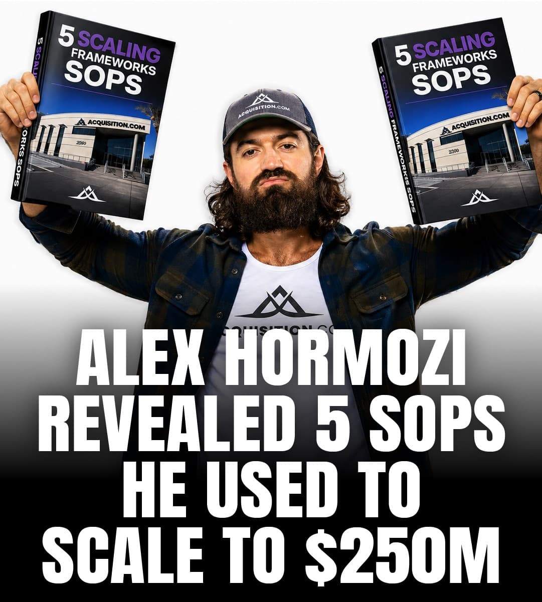 Alex Hormozi · Product Image ad