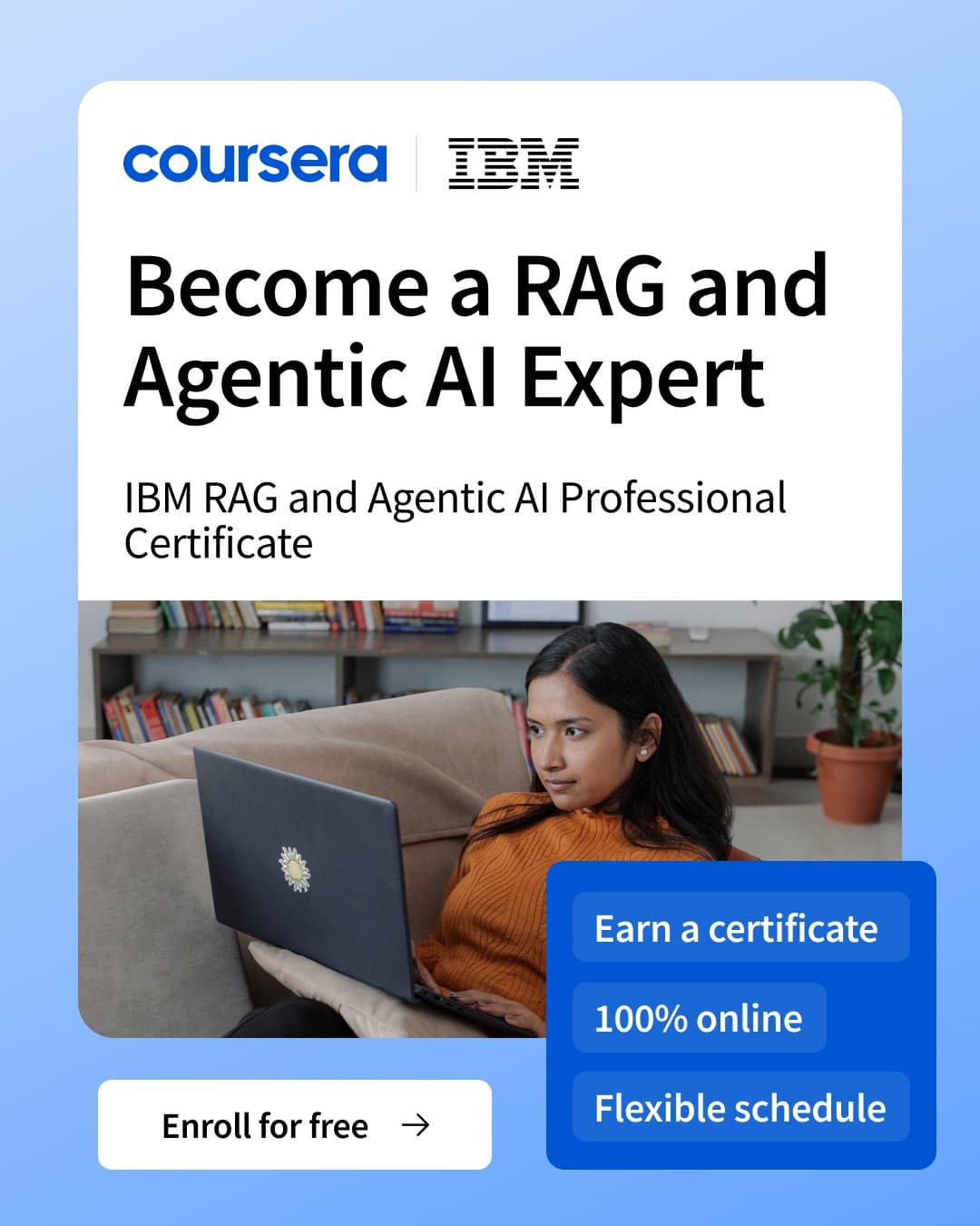 Coursera · Lifestyle Image ad