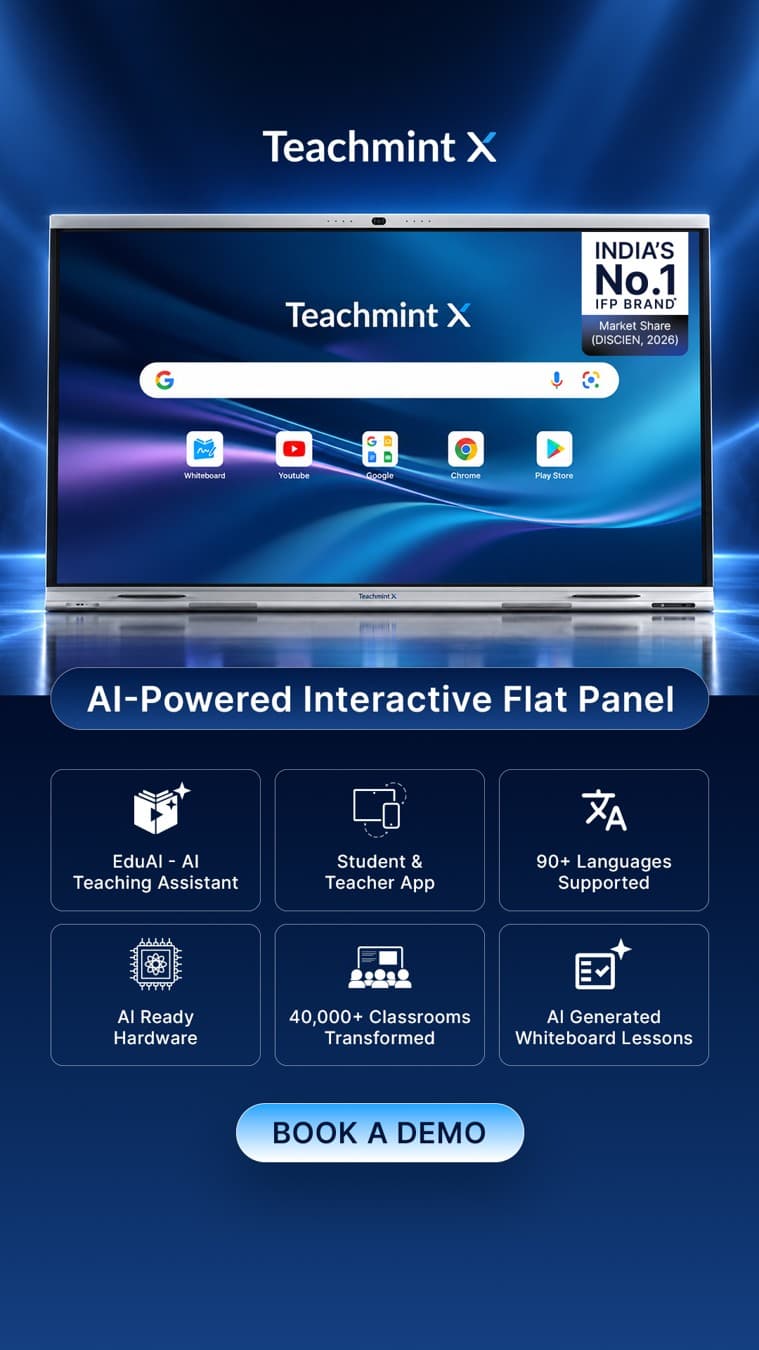 Teachmint · Product UI Demo ad