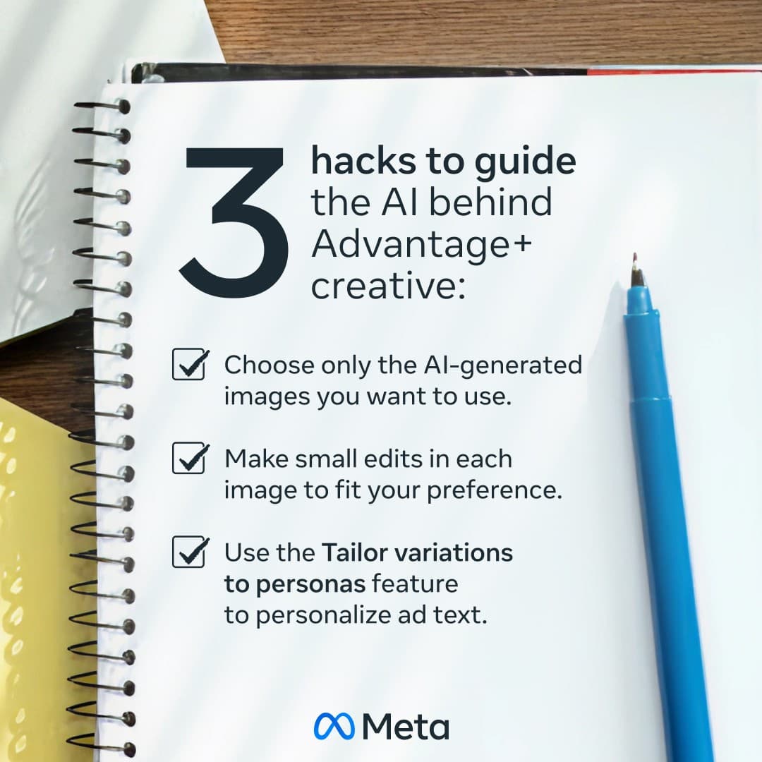 Meta for Business · Listicle ad