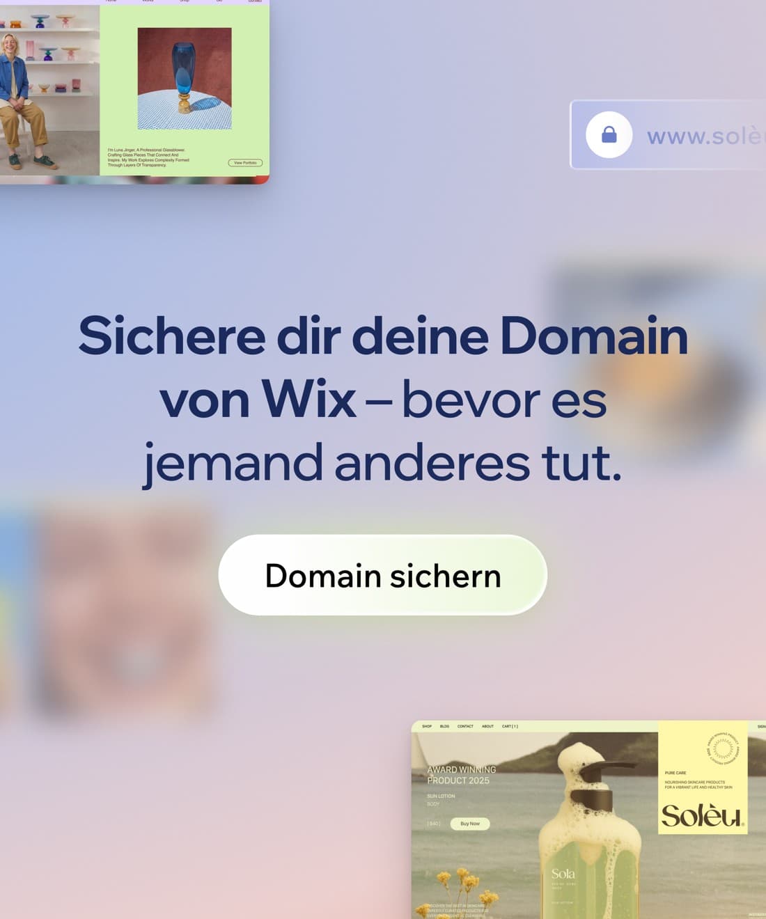Wix · Collage ad