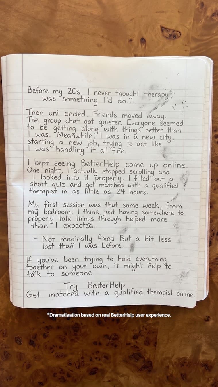 BetterHelp · Hand-Drawn ad