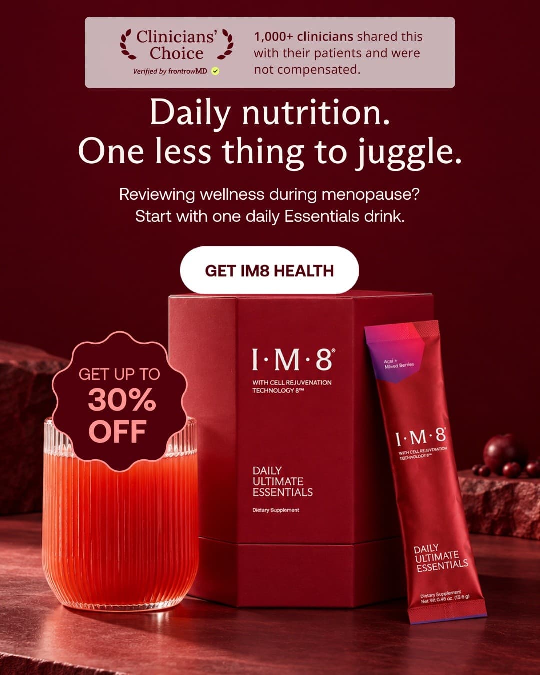 IM8 Health · Product Image ad