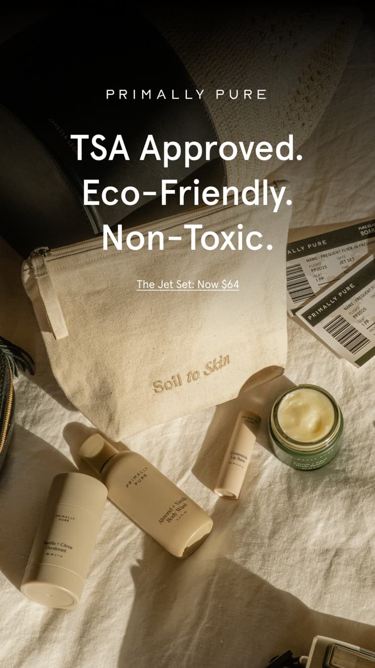 Primally Pure Skincare · Flatlay ad