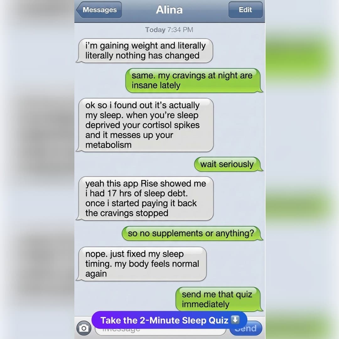 Rise Science · Text Message ad