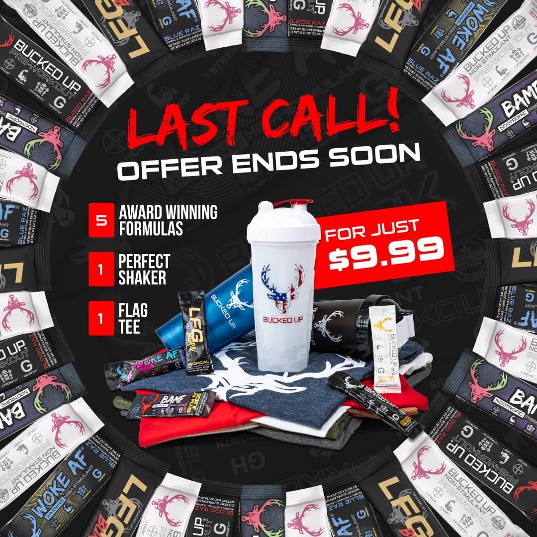 Bucked Up · Offer-First Banner ad
