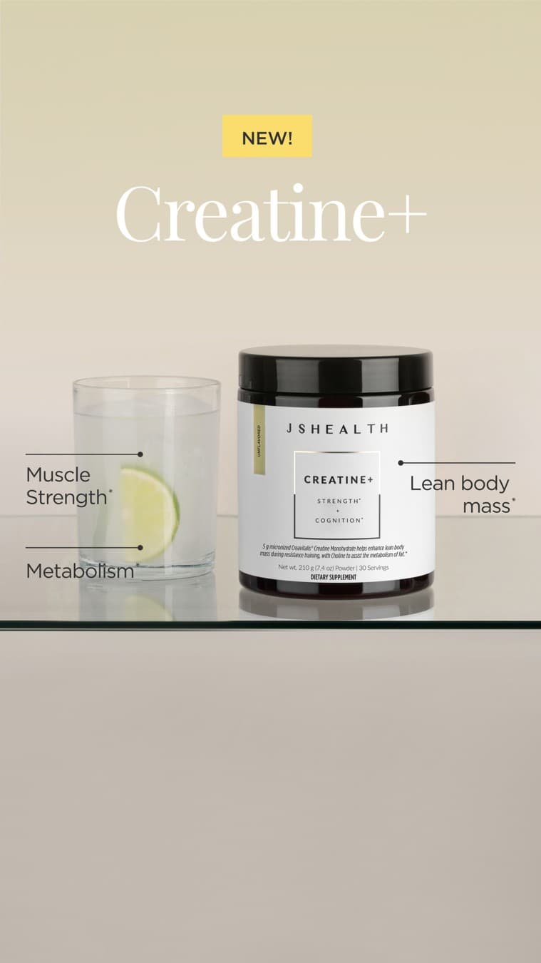 JSHealth Vitamins · Feature Benefit Pointout ad