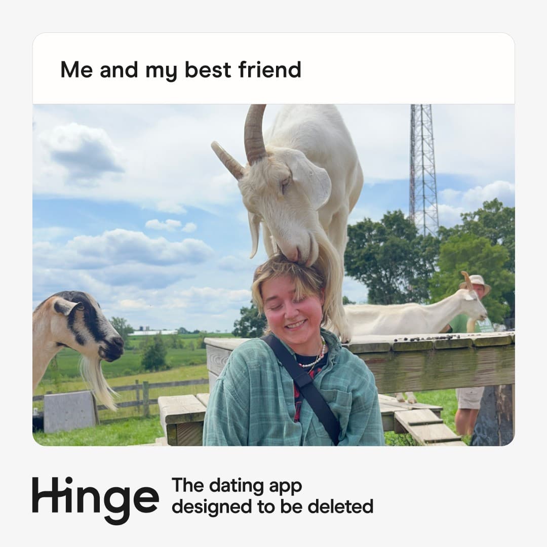 Hinge · UGC Overlay ad