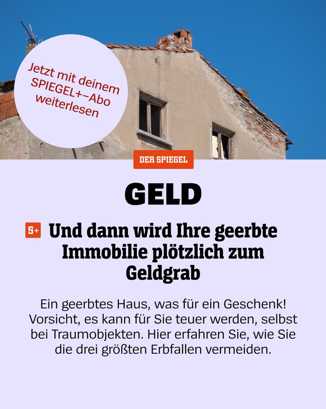 DER SPIEGEL · Editorial ad