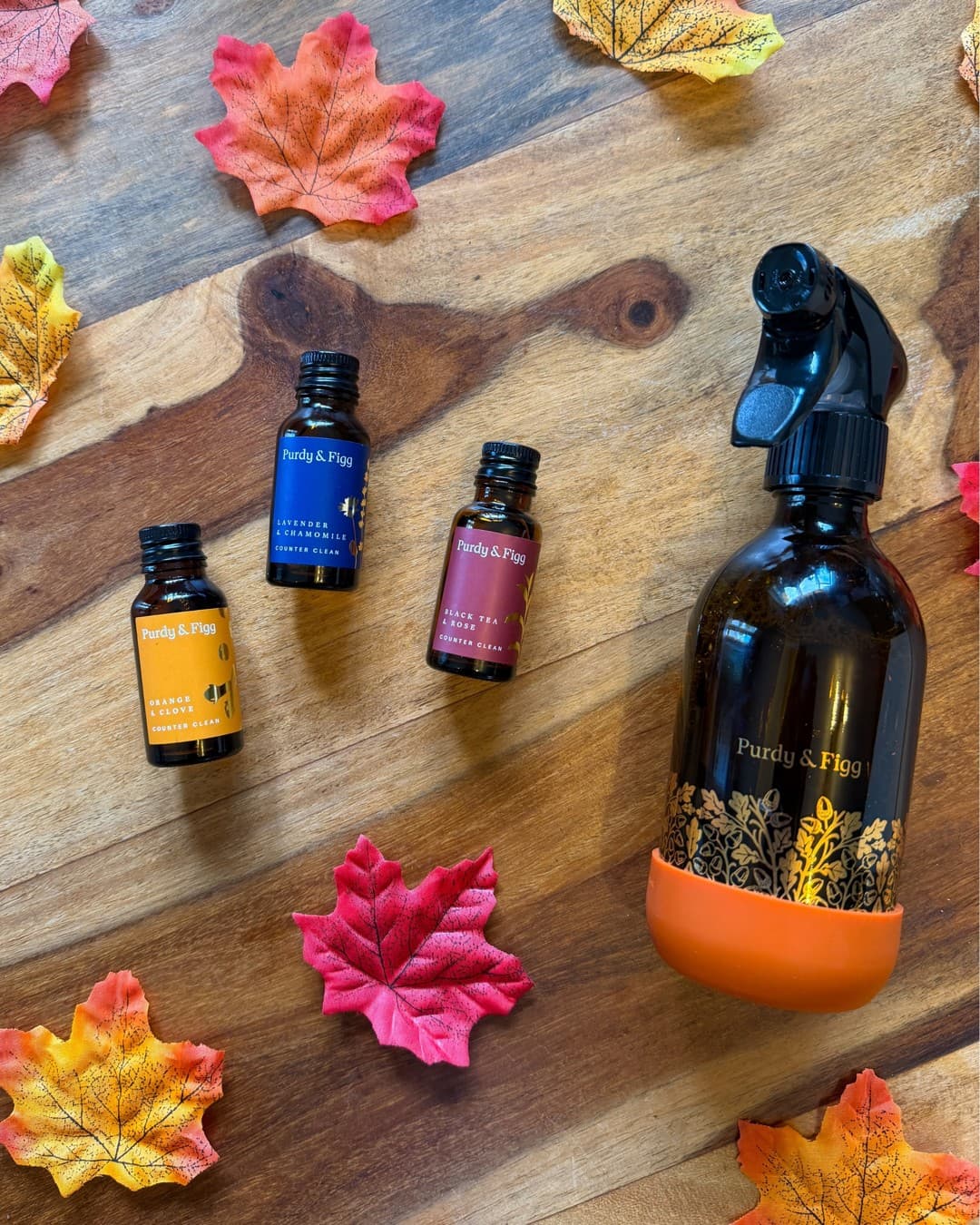Purdy & Figg · Flatlay ad