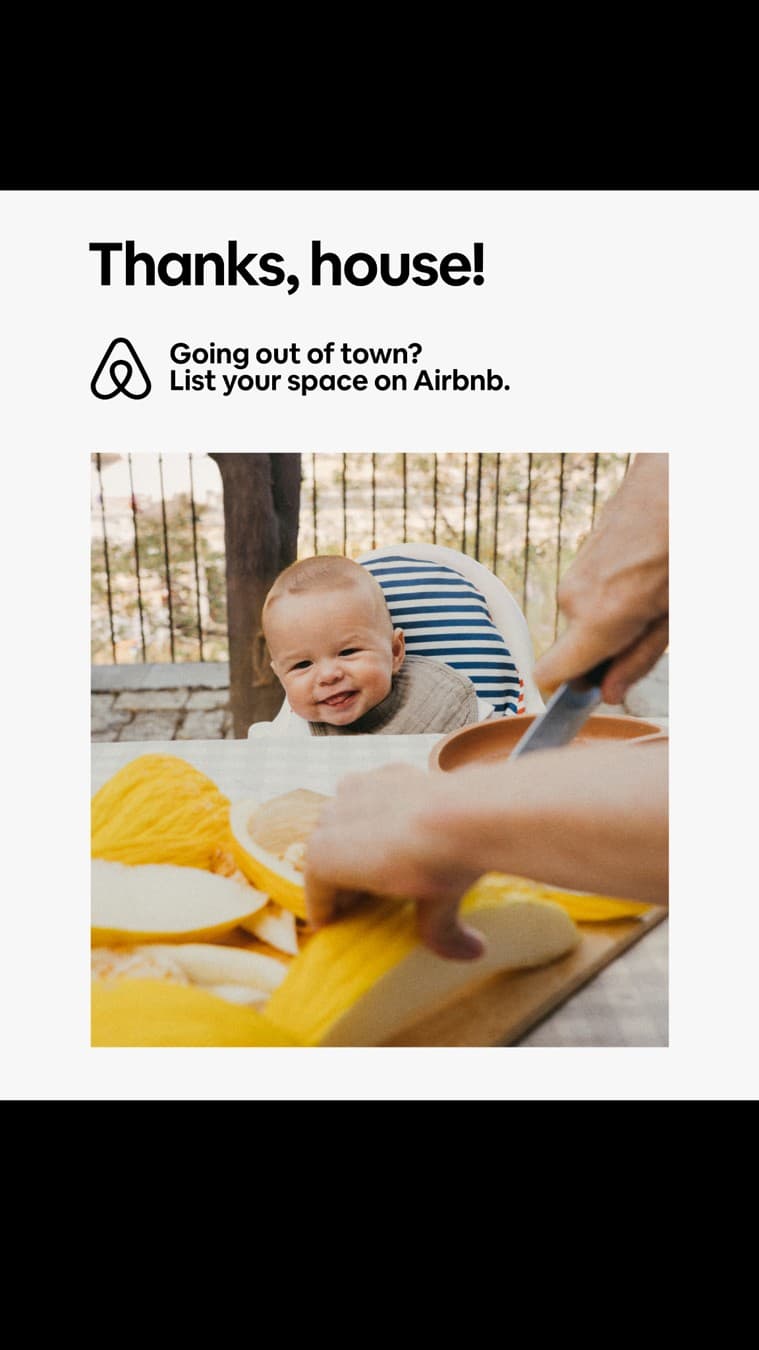 Airbnb · Lifestyle Image ad