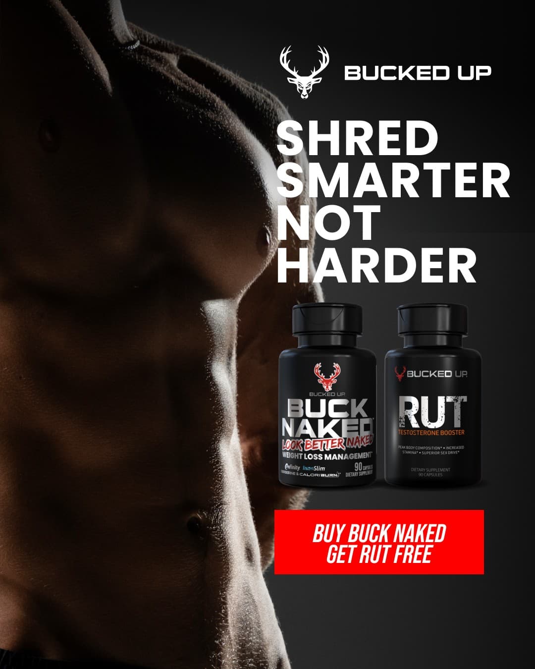 Bucked Up · Offer-First Banner ad