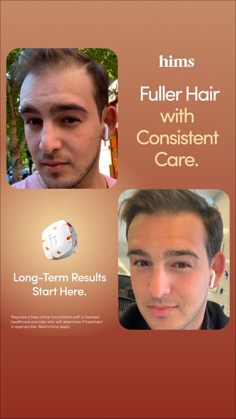 hims · Before and After ad