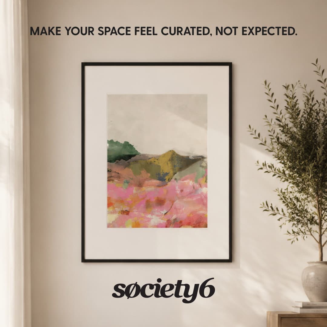 Society6 · Lifestyle Image ad