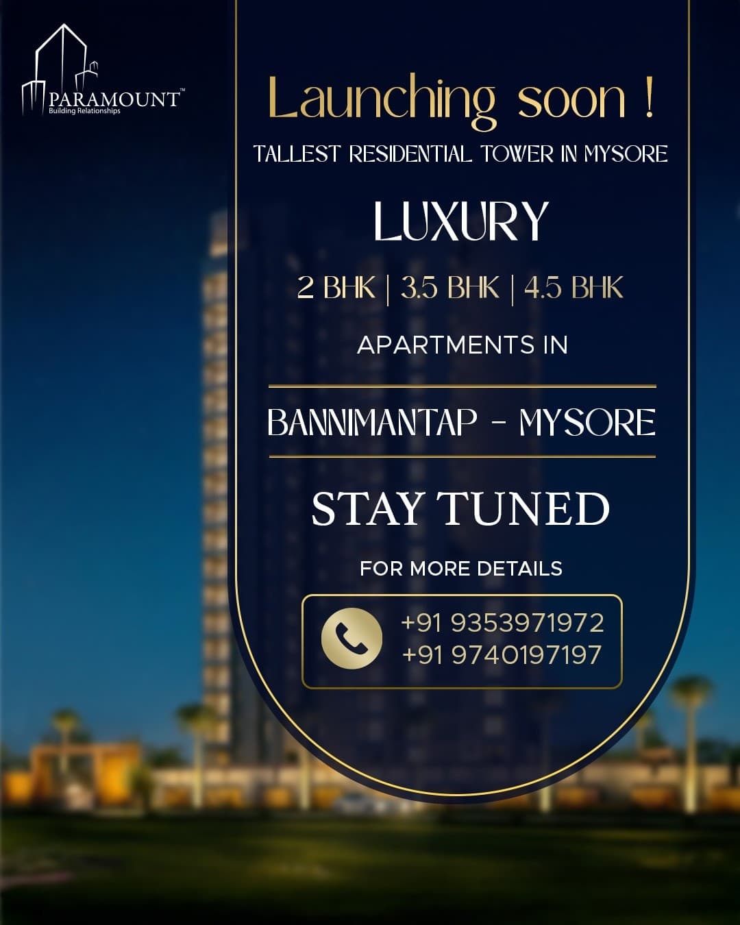Paramount Constructions · Product Image ad