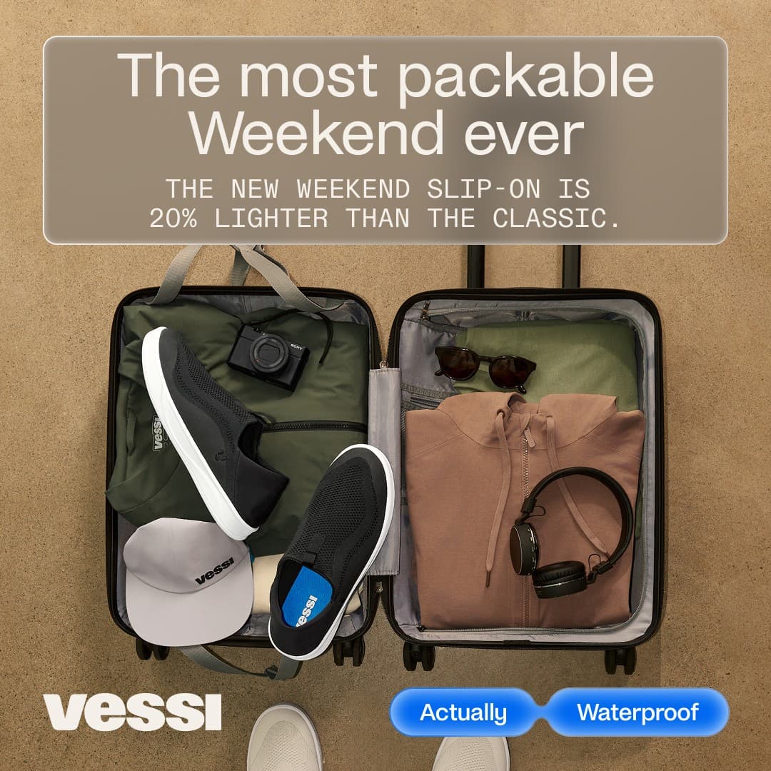 Vessi · Flatlay ad