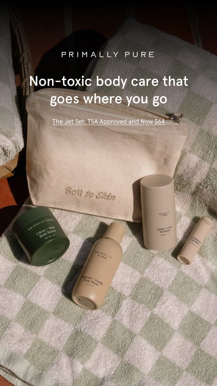 Primally Pure Skincare · Flatlay ad
