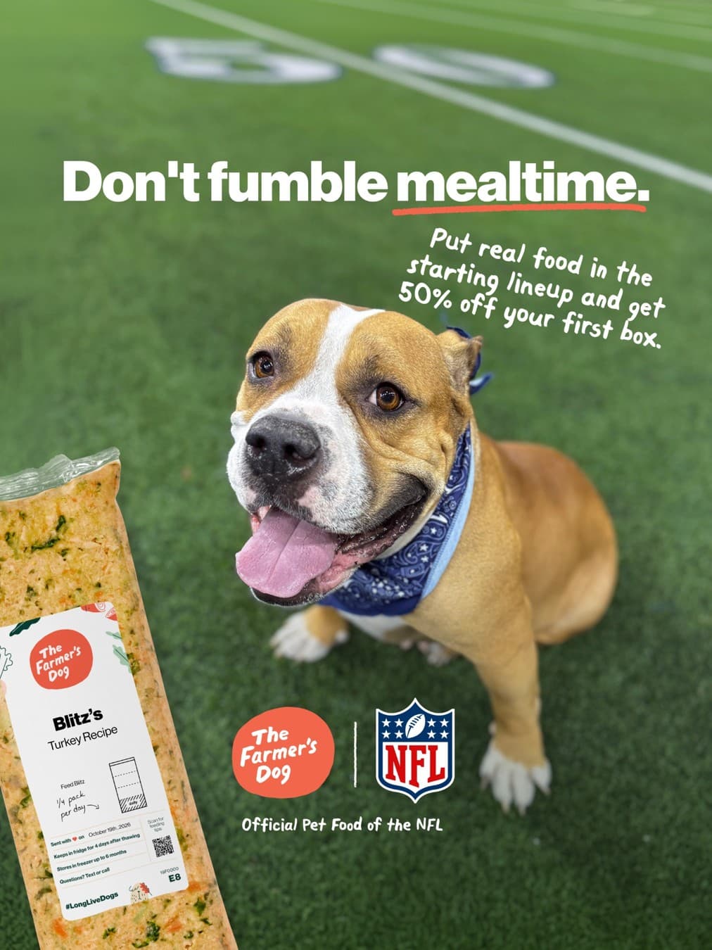 The Farmer's Dog · Offer-First Banner ad