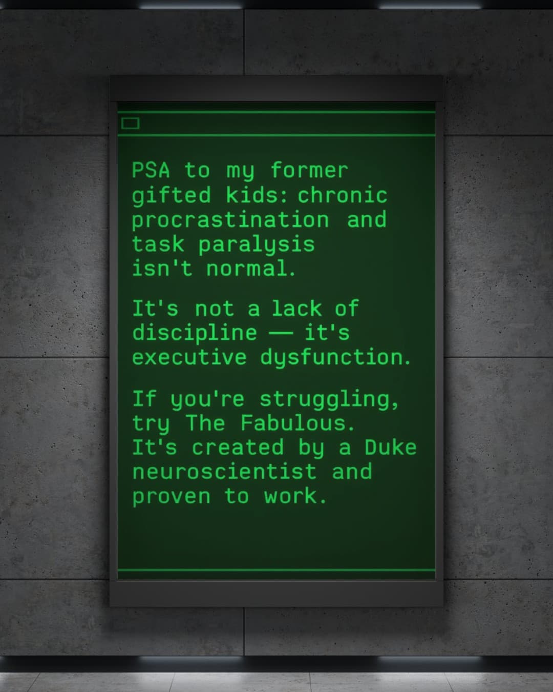 The Fabulous · Notes App ad