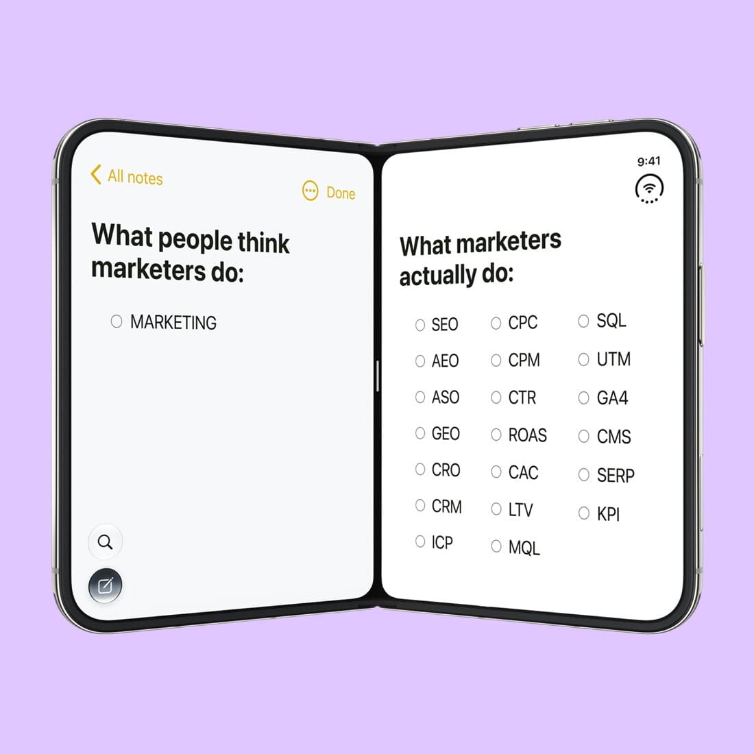 Semrush · Notes App ad