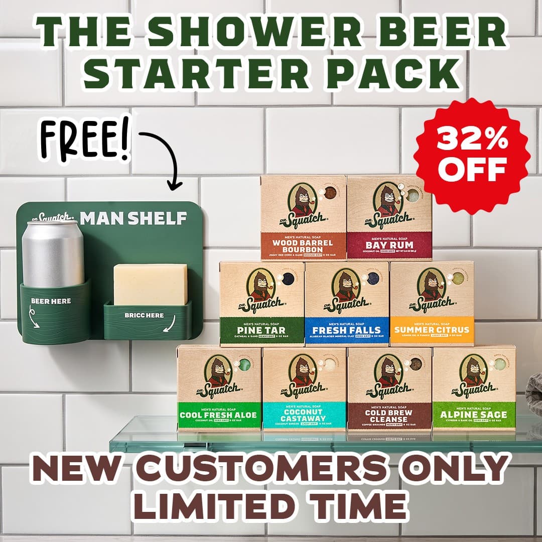 Dr. Squatch · Offer-First Banner ad