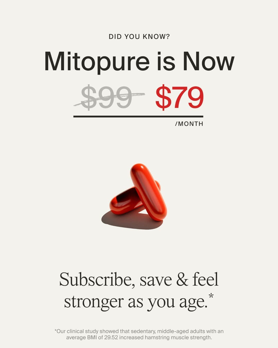 Timeline Longevity · Offer-First Banner ad