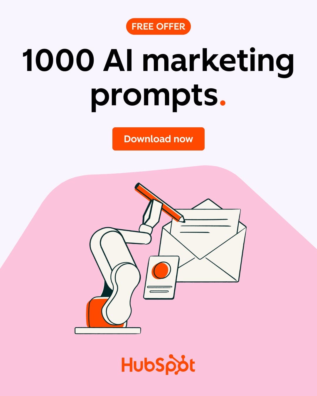 HubSpot · Offer-First Banner ad