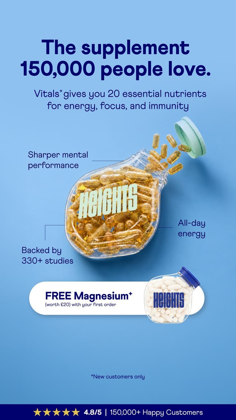 Your Heights · Feature Benefit Pointout ad
