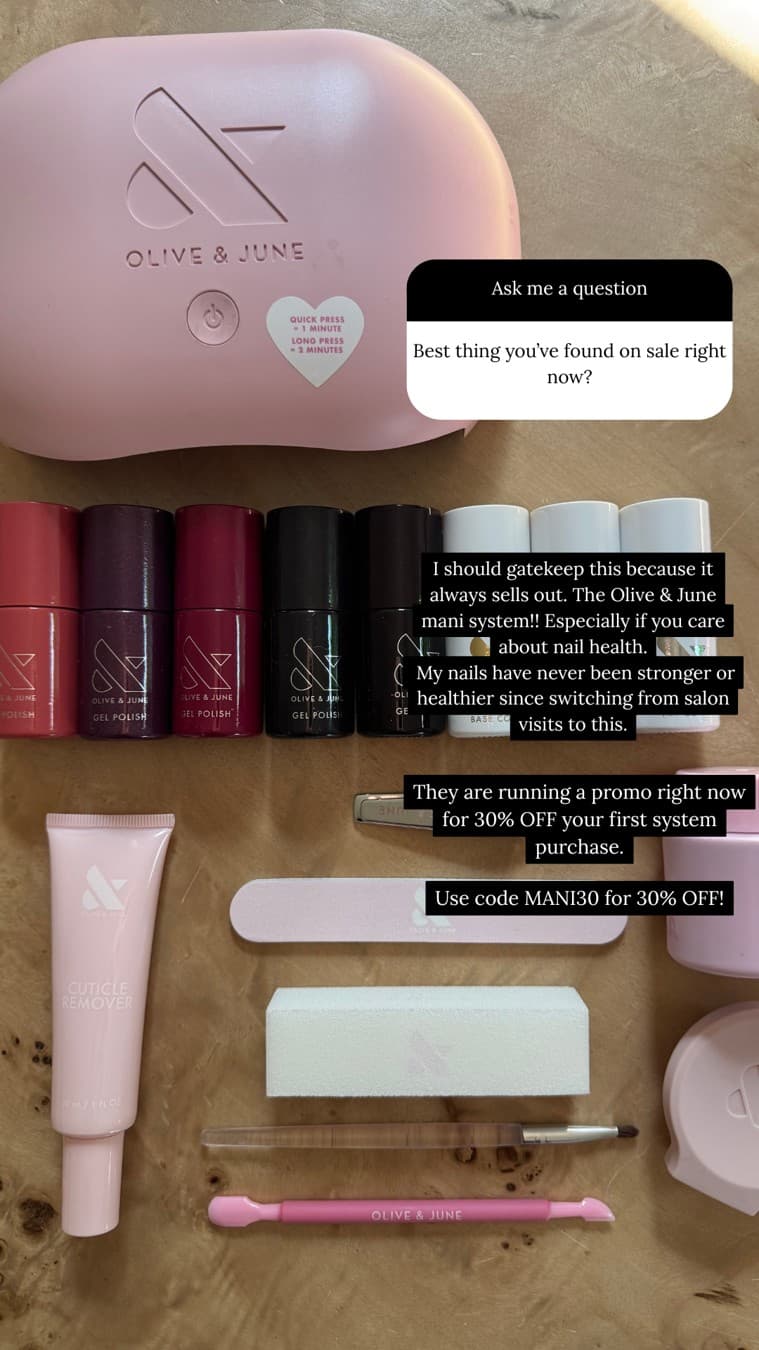 Olive & June · FAQ ad