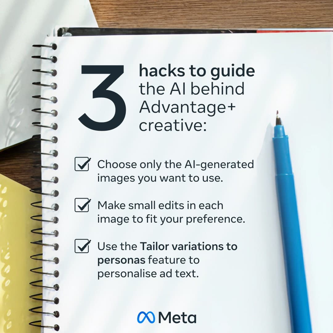 Meta for Business · Listicle ad