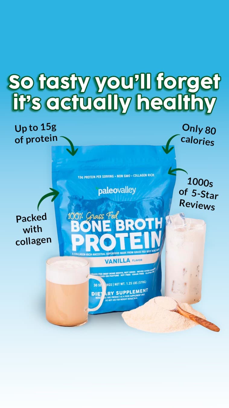 Paleovalley · Feature Benefit Pointout ad