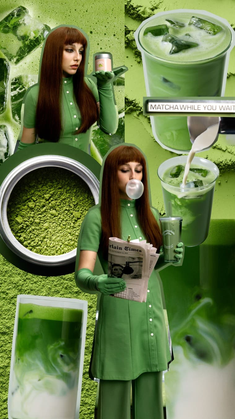 Chamberlain Coffee · Collage ad
