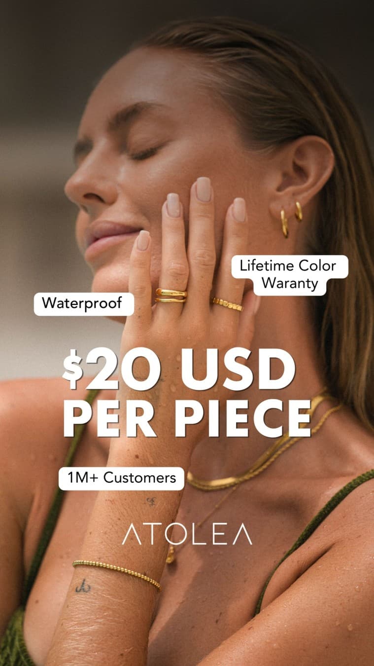 Atolea Jewelry · Offer-First Banner ad