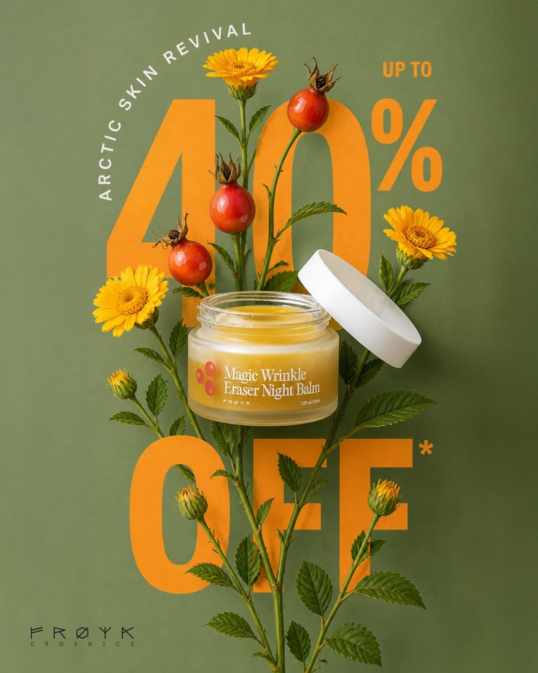 Frøya Organics · Offer-First Banner ad