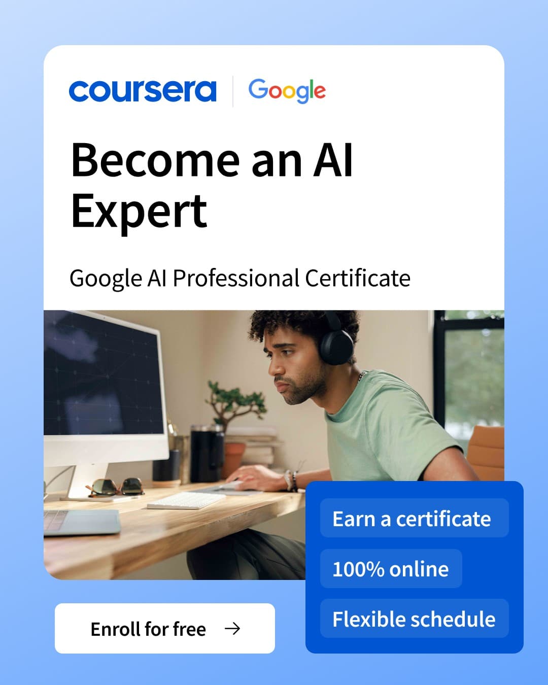 Coursera · Product Image ad