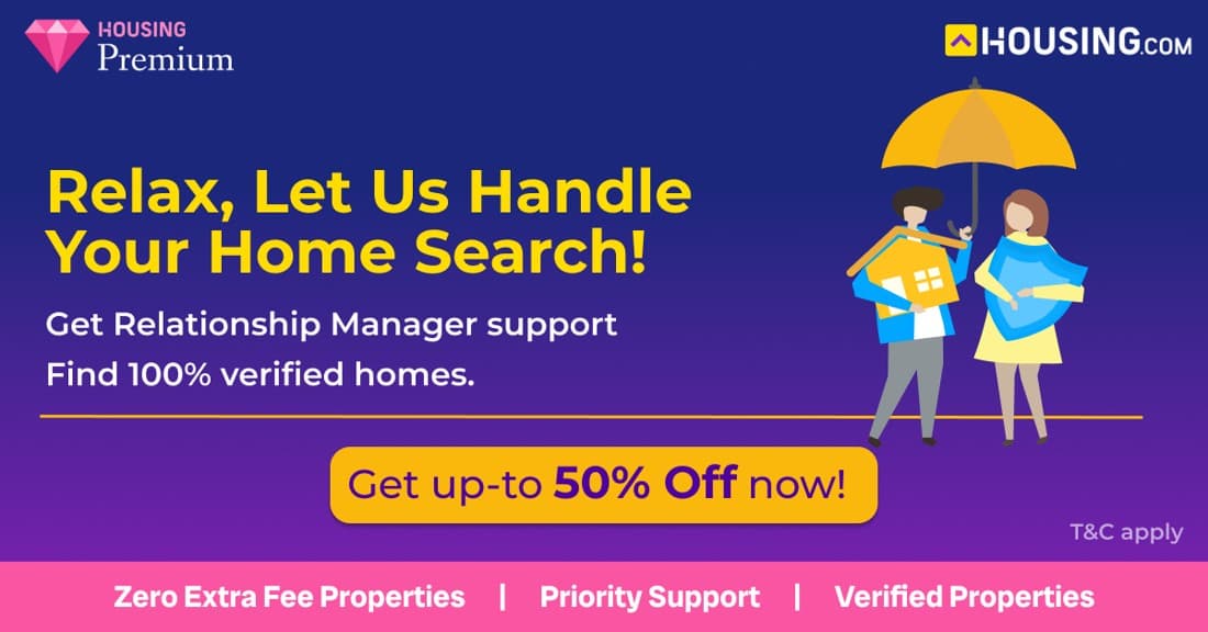 Housing.com · Offer-First Banner ad