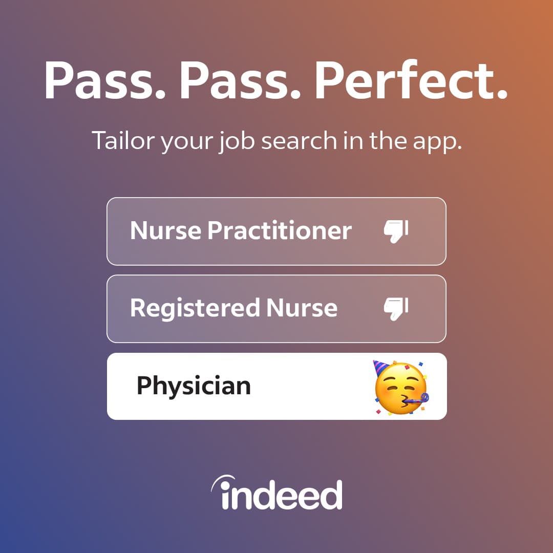 Indeed · Native Search ad