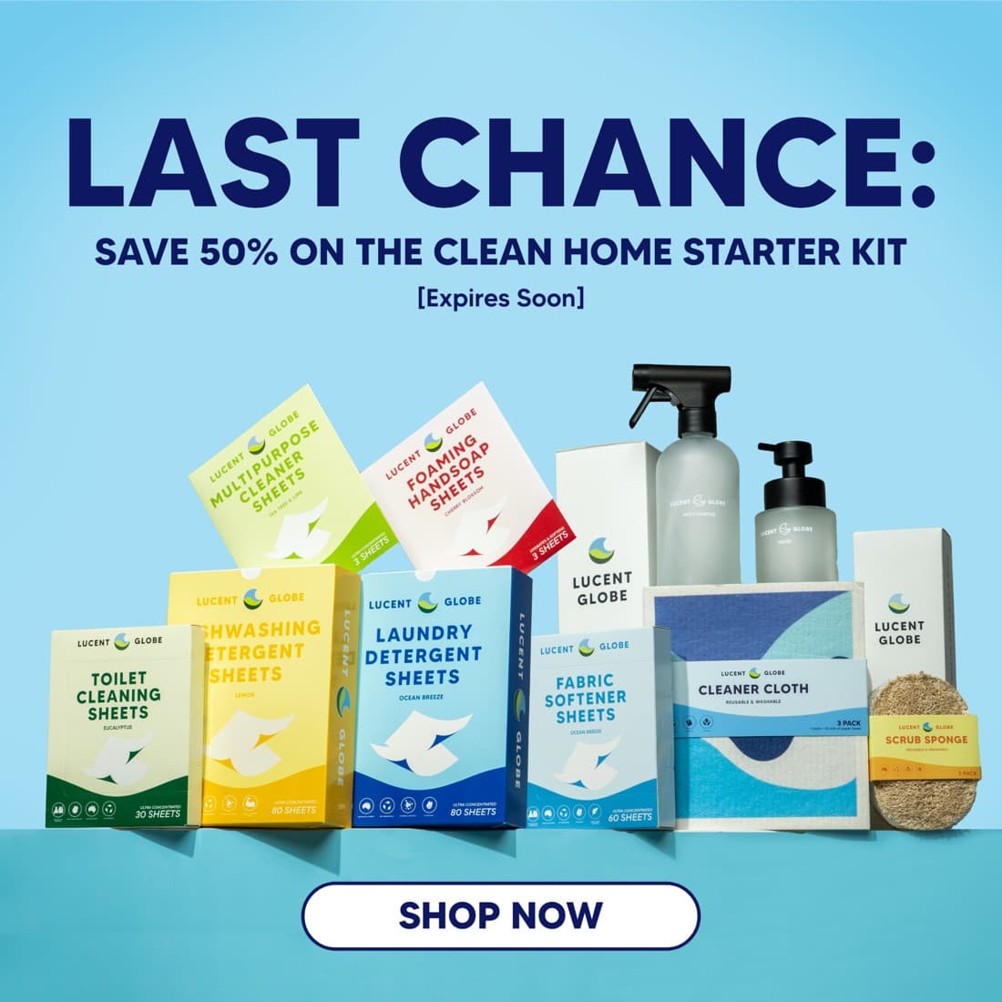 Lucent Globe · Offer-First Banner ad