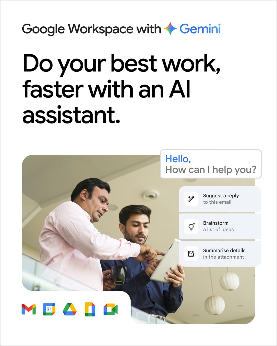 Google Workspace · Text Message ad