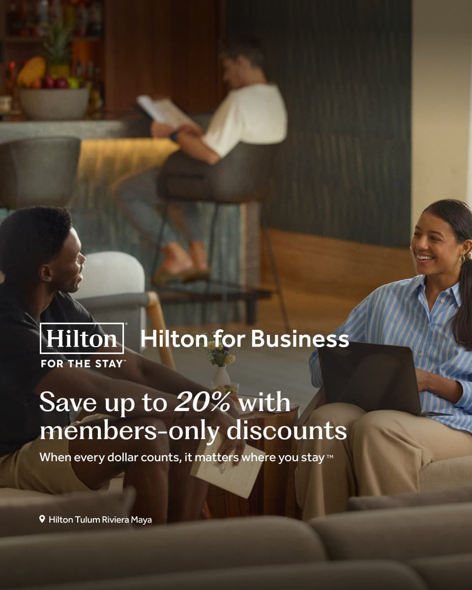 Hilton · Offer-First Banner ad