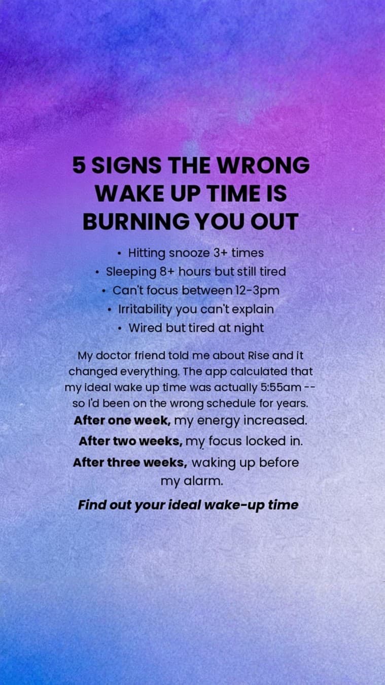 Rise Science · Listicle ad