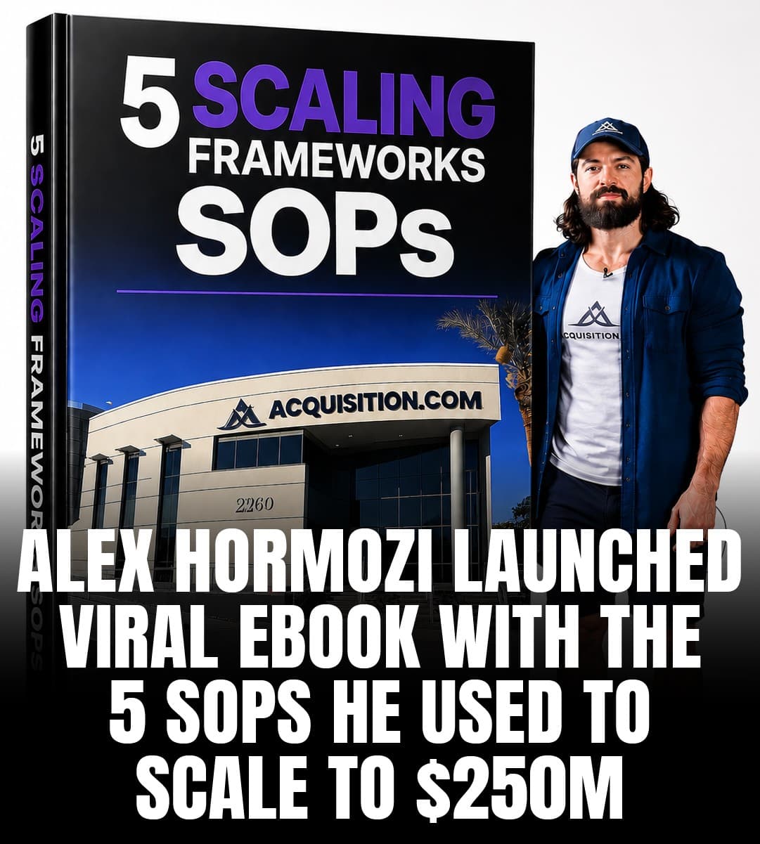Alex Hormozi · Product Image ad
