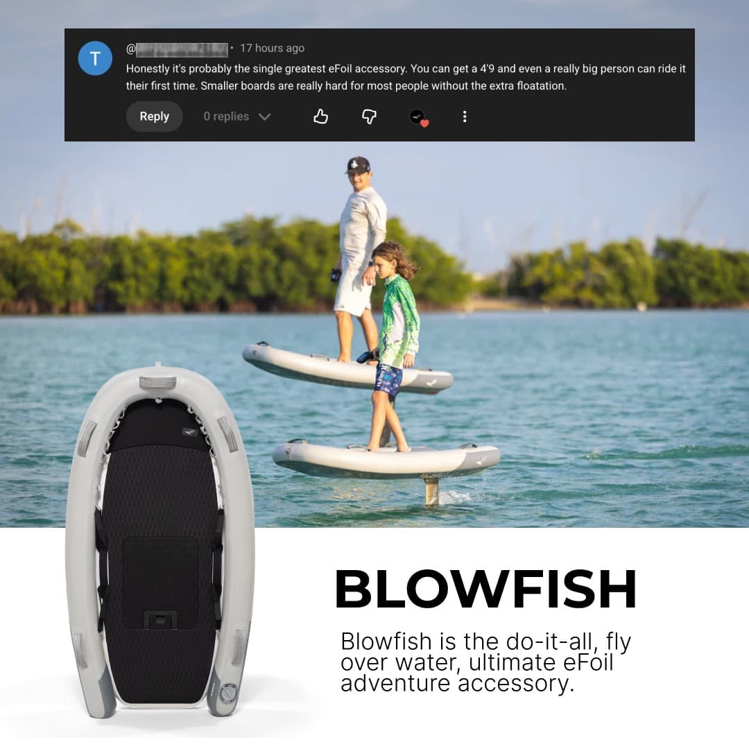 Lift Foils · Social Comments ad