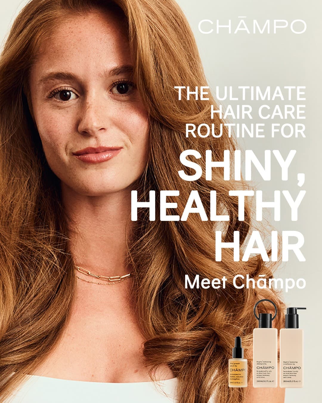 Chāmpo Haircare · Editorial ad