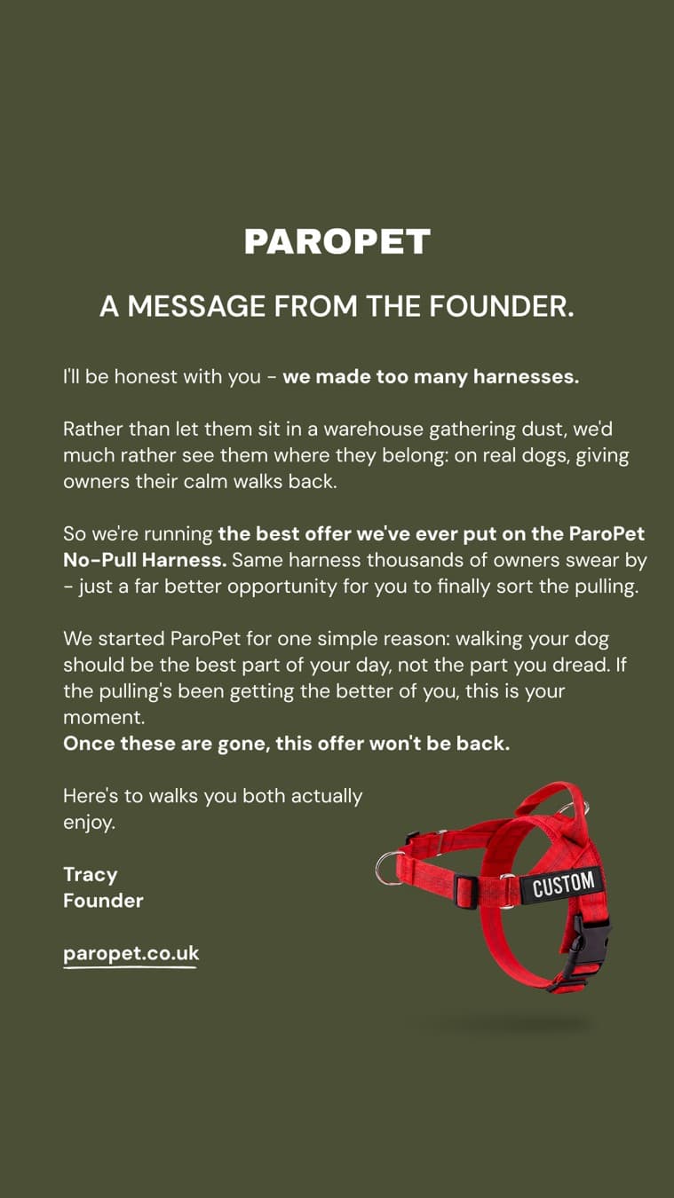 ParoPet · Letter ad